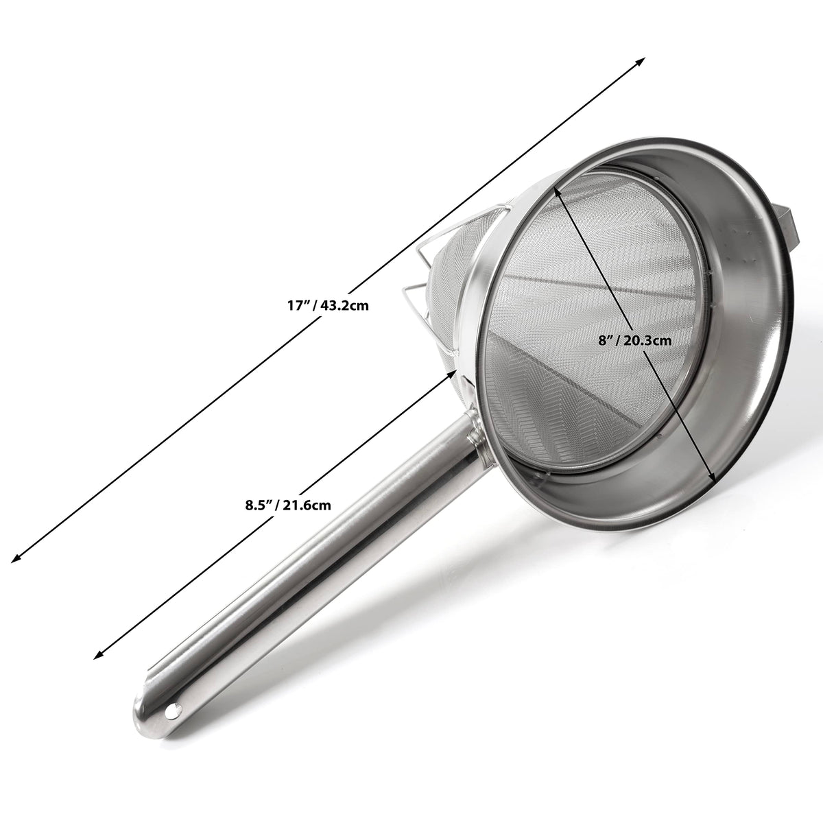 Stainless Steel Fine Mesh Bouillon Strainer M217