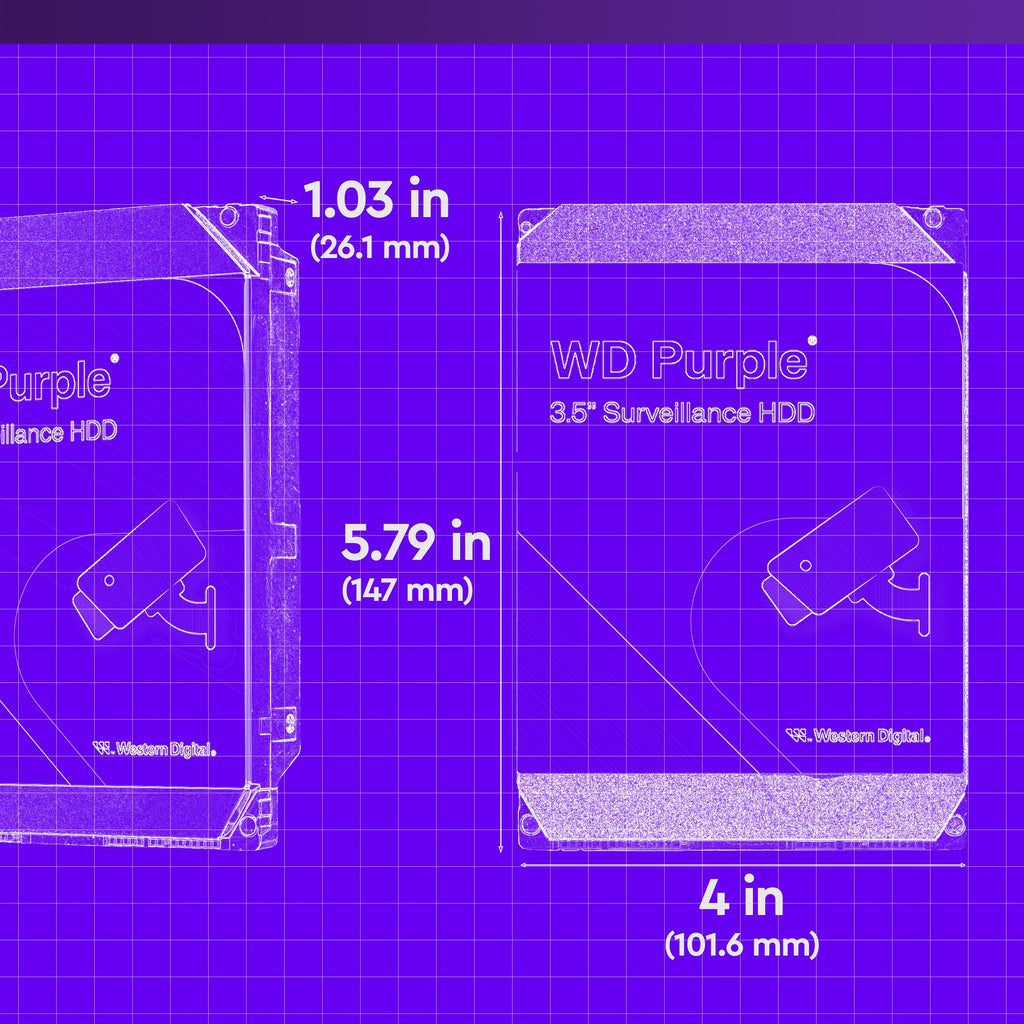 8TB Surveillance Internal Hard Drive HDD V3369