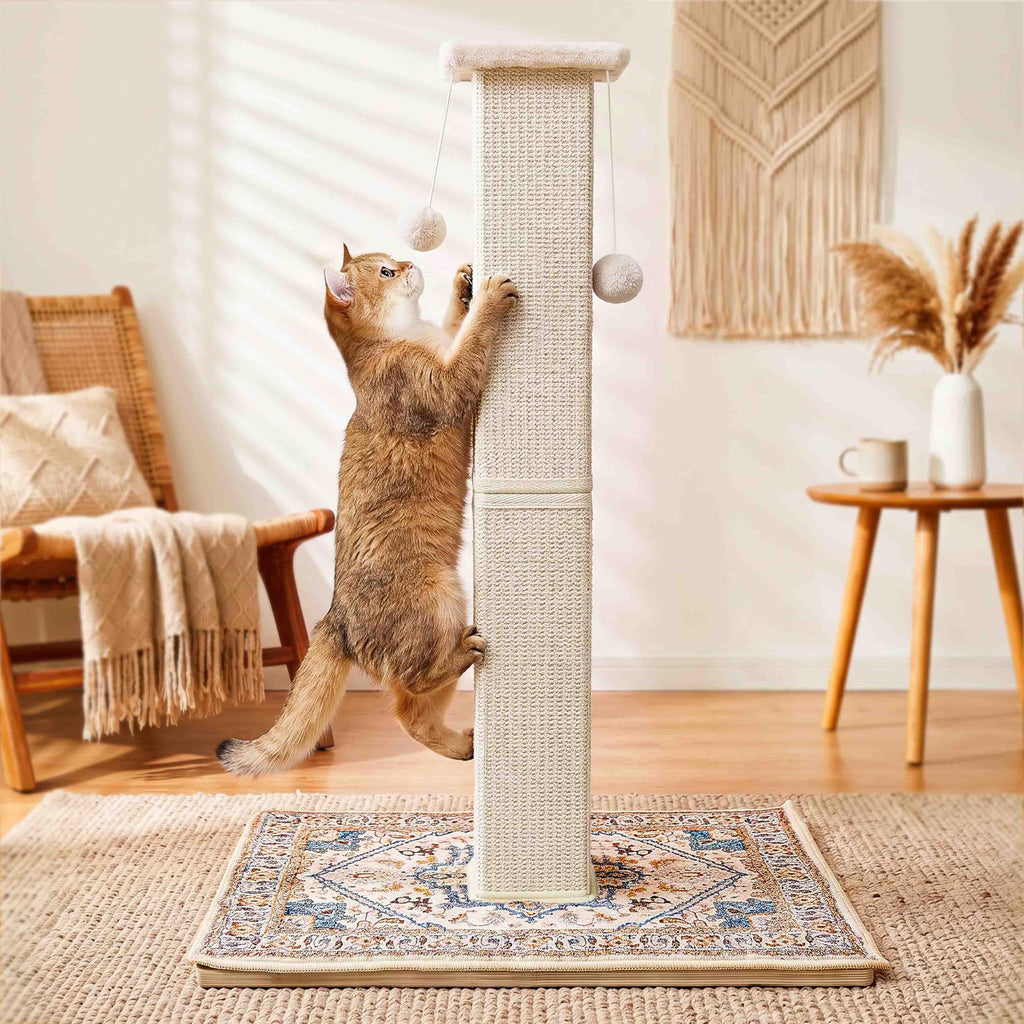 Tall Cat Scratching Post with Carpet F230756