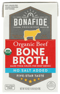 Bone Broth Beef No Salt Added Organic 16.9 Ounce M2845