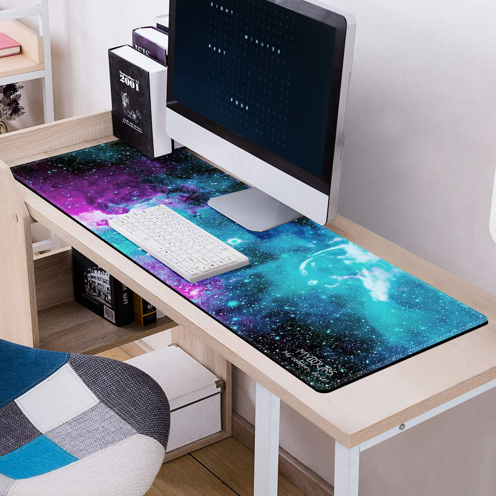 XXL Gaming Mouse Pad 48x16 Inches Fabric Non-Slip Rubber J522956