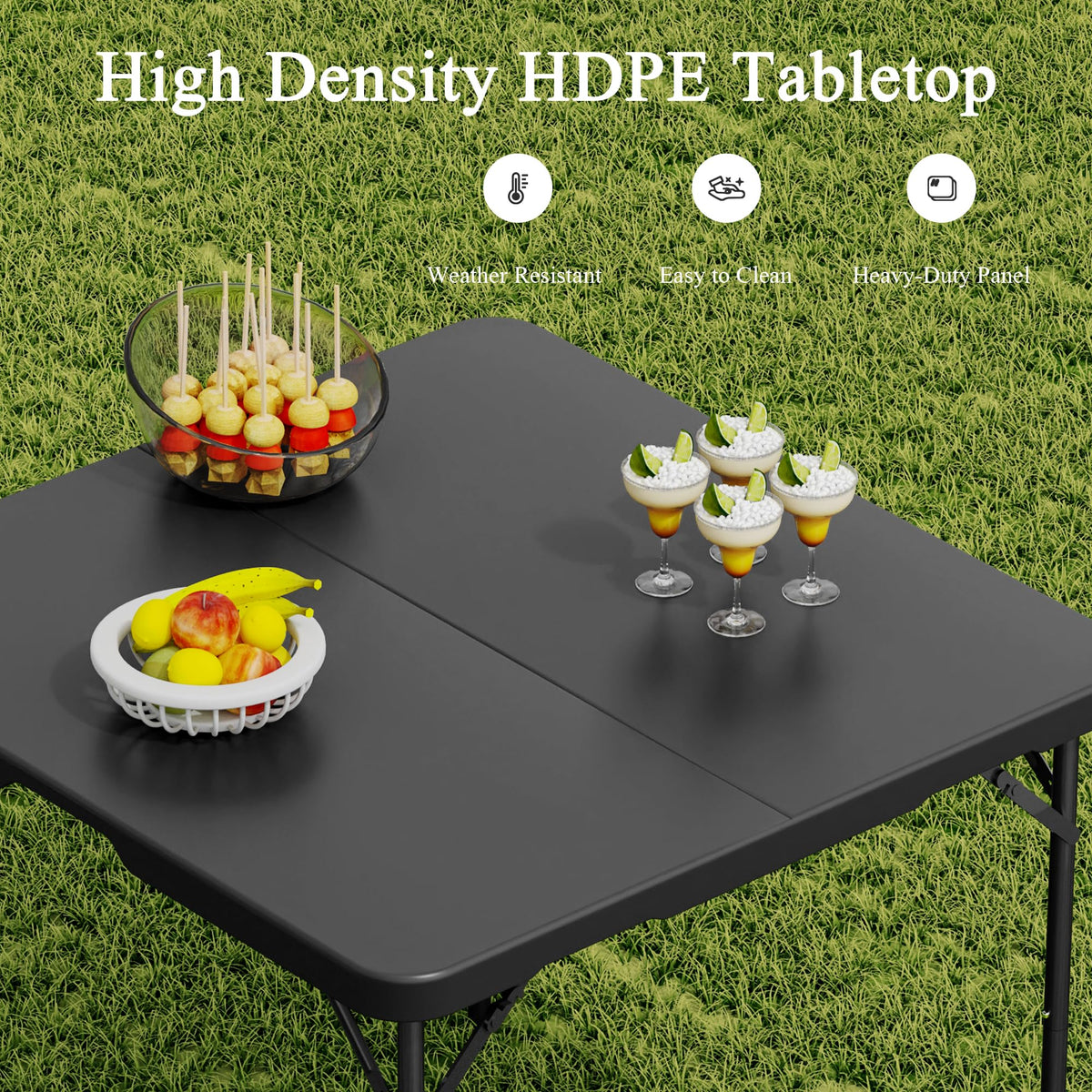 34" Square Folding Card Table 2 Pack Q977940