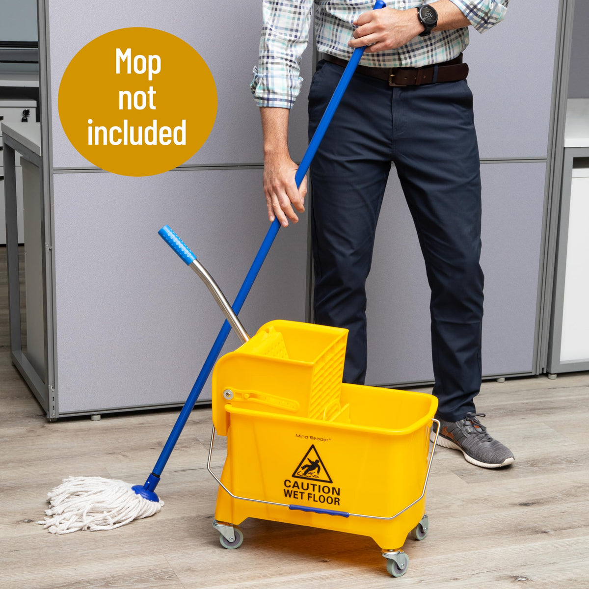 5.5-Gallon Mop Bucket with Wringer O211