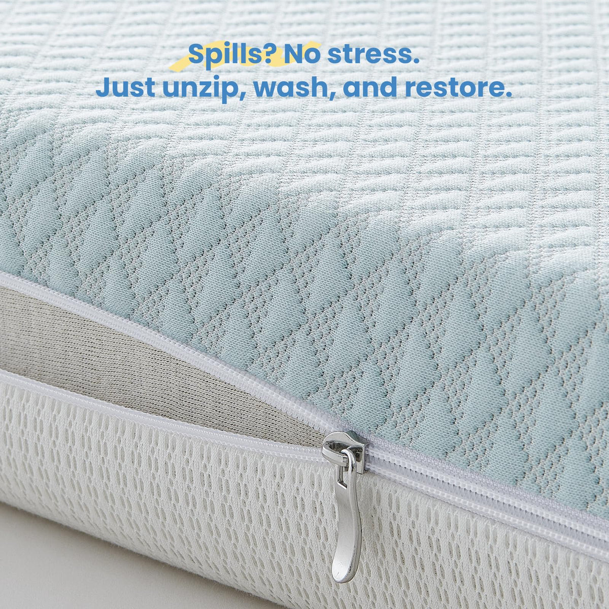 Mini Crib Mattress 38x24x4 Dual-Sided Cooling Gel Foam Z471