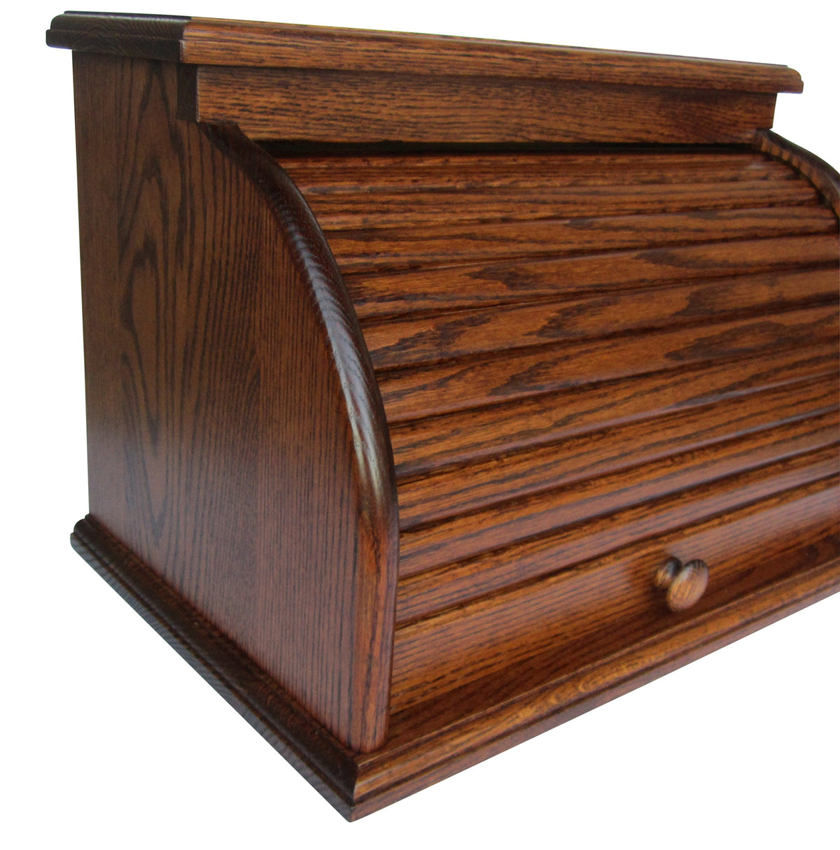 Oak Roll Top Bread Box Z35573